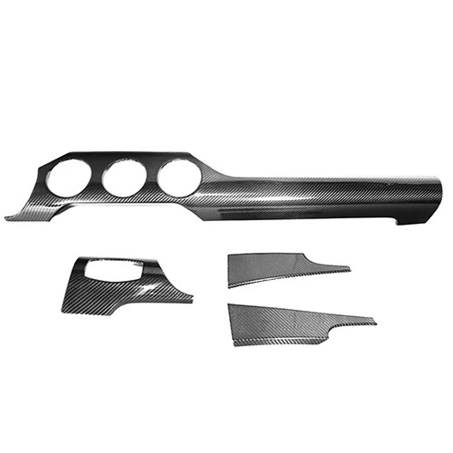 Icyyy Performance 2015-2023 Mustang Hard Carbon Fiber 4 Pc Dash Cover