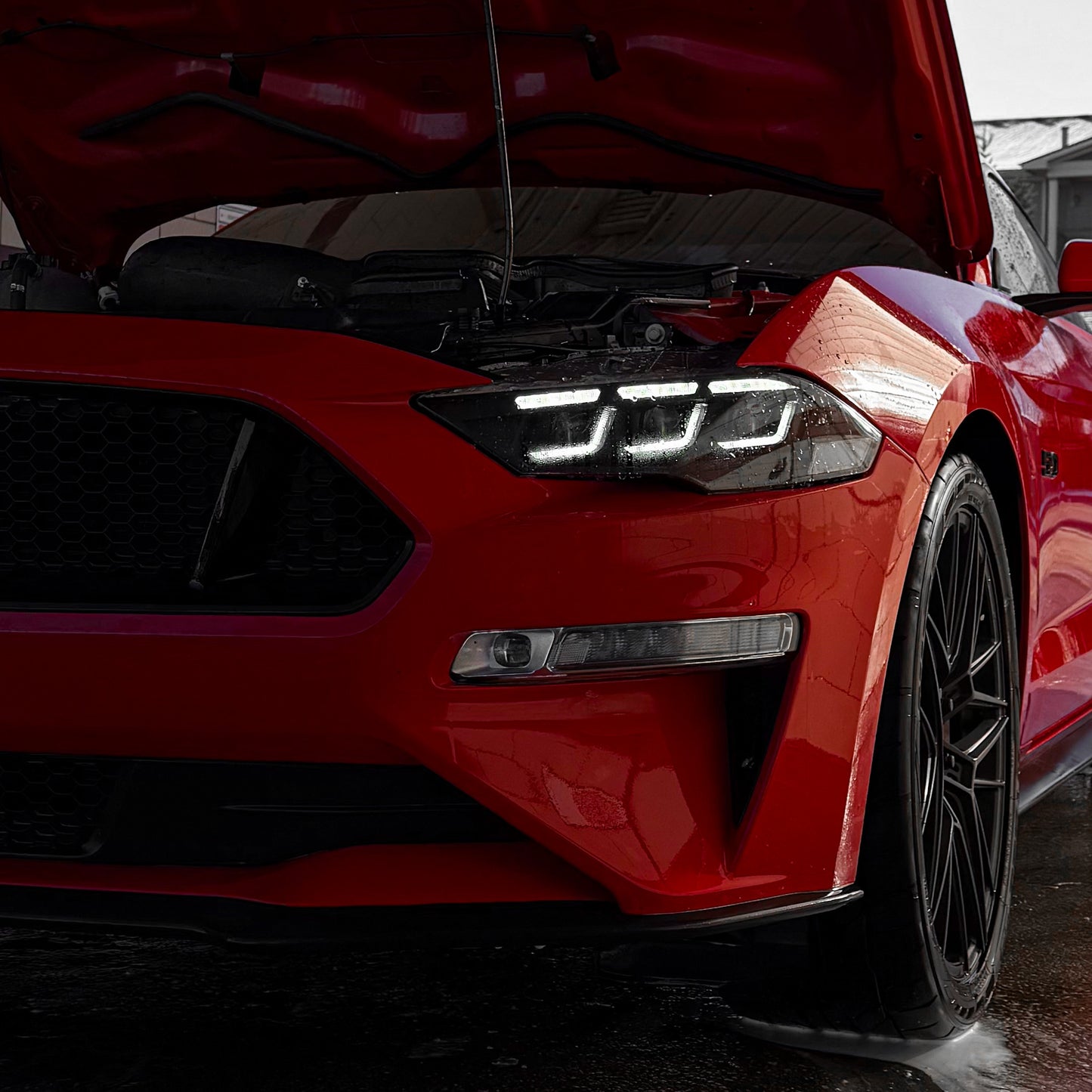 2018-2023 Mustang S650 Style LED Headlights