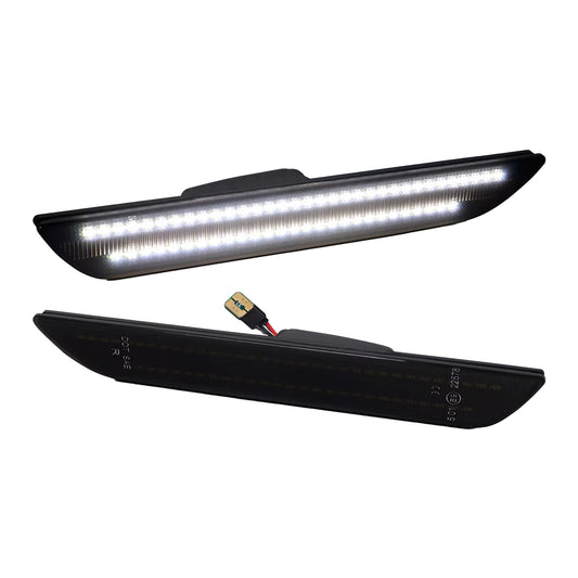 2015-2023 Mustang Smoked Sequential LED Rear Side Markers