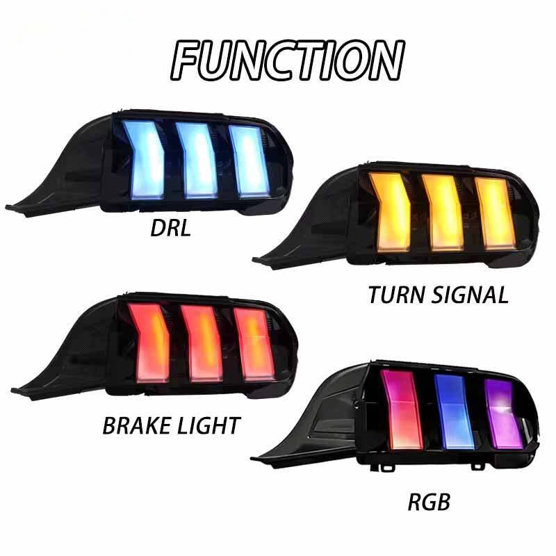 2024-2026 Mustang RGB Tail Lights