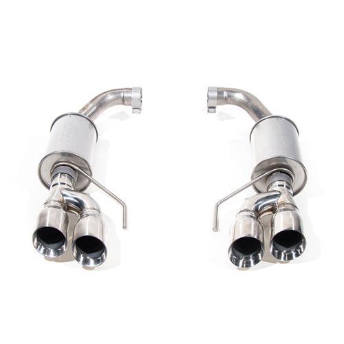 ROUSH Axle Back Exhaust Kit - 2018-2026 Mustang GT 5.0L V8 - Polished Tips